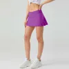 Sports Skirt Female Pleated Tennis Skirt Anti Light Dance Yoga Fitness Skirt