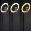 10 인치 26cm 비디오 Dimmable LED 셀카 링 라이트 라이트 램프 포그 전화 홀더 21m 삼각대 메이크업 youtube5108344