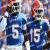 Aangepaste Florida voetbaltrui Gators College Kyle Trask Pitts Tim Tebow Emmitt Smith Mohamoud Diabate Aangepast