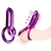 sexy Shop Giocattoli del pene Vibratori del clitoride per le donne Stimolatore del clitoride Doppio anello del cazzo Dildo maschile Strapon Vibratore della pallottola Massaggio