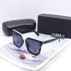 Роскошные брендовые солнцезащитные очки с дизайнерскими линзами, солнцезащитные очки для женщин, мужские очки для пожилых людей, винтажные металлические солнцезащитные очки UV400 с футляром 188b