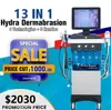 Nuovo arrivo 13 in 1 Hydra facciale 3 in 1 macchina per microdermoabrasione idra dermoabrasione pulizia profonda Face Lifting attrezzature per idrodermoabrasione Approvato dalla FDA CE