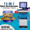 Nouvelle arrivée 13 dans 1 Hydra Facial 3 dans 1 Hydra Dermabrasion Microdermabrasion Machine nettoyage en profondeur