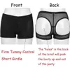 Sexy femmes bout à bout Shaper ventre contrôle culotte fesse ouvert Boyshort femmes corps façonnage Shorts Sexy slips 220620