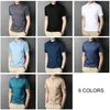 COODRONY Marque Haute Qualité D'été Classique Couleur Pure Casual Manches Courtes 100% Coton Polo-Shirt Hommes Doux Cool Vêtements C5203S 220524