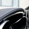 Bande de garniture de tableau de bord de style de voiture en acier inoxydable pour Mercedes Benz classe C W205 GLC X253 2015-2020 accessoires intérieurs