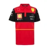 Klasyczny Ferrar F1 T-shirt odzież Formuła 1 fani fani sportów ekstremalnych oddychających oddychanie F1 Odzież Owczesna krótkie rękawie Custom1929