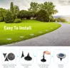 24 LED Solar Ground Light Outdoor Light Control Waterproof RGB Garden Country House Yard Lawn Decoration Lamp Landscape Lights