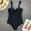Sexy bikini roupa de banho push up feminino maiô beach wear cintura alta sem encosto estofamento natação w220425