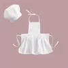 Clothing Sets Baby Chef Hat Set Pographic Junior Apron Children Cooking Tools Girls Boys Kitchen Accessories