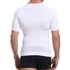 Men clássico Tonificação corporal T-shirt Gynecomastia Camisas de compressão Corretor de postura Undershirt Slimming Slimming Creche corretivo