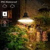 Double Head Garages Solar Garden Light Solar Pendant Lights Waterproof Outdoor Indoor Lamp Suitable for Courtyards Lighting