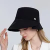 Berets Fashion Women Sun Hats Female Protection Basin Hat Lady Summer Travel Foldable Bucket Small Eaves Fisherman CapsBerets