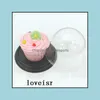 Cupcake Bakeware Kitchen Dining Bar Home Garden Nya ankomster-50st = 25Set Clear Plastic Cake Dome Favor Boxes Container Wedding Party Dec Dec