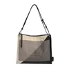 CGCBAG 2021 New Vintage Luxury Designe Canvas Tote Bag Donna Borsa shopper semplice di grande capacità Borsa a tracolla femminile Borsa da donna G220531
