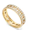 2022 designer di moda di lusso T-grid anello con diamanti classici anelli scavati regalo essenziale per gioielli da uomo e da donna