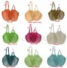 Reusable String Shopping Fruit Vegetables Grocery Bag Shopper Tote Mesh Net Woven Cotton Shoulder Bag Hand Totes Home Storage Bag5173