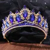 Große Kristall-Strass-Tiaras, Hochzeitskrone für Bräute, Frauen, Haarschmuck, Kopfschmuck, Prinzessin, Festzug, Geburtstagsgeschenk 2022