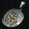 Kolye Kolyeleri Saint Christopher, Christ Child Unisex 316L Paslanmaz Çelik Kapaktansı 5896145