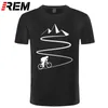 산악 자전거 하트 비트 재미있는 바이커 티셔츠 플러스 크기 커스텀 슬리브 남성 자전거 사이클링 Tshirt 패션 가족면 220523