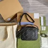Unisex moda gündelik tasarım lüks soho püskül kamera çantaları çapraz omuz çantası çanta el çantası haberci çantası üst ayna kalitesi 308364 cüzdan torbası