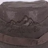 Mens Summer Siatka oddychająca retro 100% bawełniana Panama Jungle Fishing S Nowators Dads Cap Bucket Hat 220629