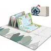 061CM Doublesided Kids Rug Soft Foam Carpet Game Playmat Waterproof Baby Play Mat Room Decor Foldable Child Crawling Mat Gift 220531