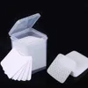 200pcs/pudełko papierowe papierowe bawełniane chusteczki do rzęs klej do usuwania kleju do czyszczenia bawełny paznokci