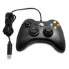 Przez Sea Wysyłka USB przewodowa konsola Gamepad Uchwyt do Microsoft Xbox 360 kontroler joystick gier kontrolery Gampad Joypad Nostalgic z pakietem