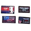 9 * 5 cm Donald Trump 2024 Toppe da ricamo Arte Artigianato Distintivo Patch Emblema Bracciali tattici Abbigliamento Accessori EE
