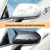 Accessori Finitura copertura specchietto retrovisore in corno di bue effetto fibra di carbonio per Toyota Camry 2018-2021