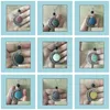 Pendant Necklaces 9 Styles Colorf Aromatherapy Lava Stone Moon Charms Essential Oil Diffuser Necklace Jewelry Drop Delive Dhseller2010 Dhos4