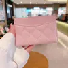 Custodie in pelle di lusso Porta carte di credito Borsa corta Porta carte d'identità Vip Porta carte Candy Color Bank Carta multi slot Fashion Slim Portafoglio minimalista bambini Ragazze Donna Uomo