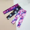 Kids Leggings For Girls Summer Rainbow Print Pencil Pants Casual Floral Children Skinny Trousers 2 To 9 Years5140573