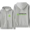 Herrtröjor tröjor höst för Herbalife Nutrition Sweatshirt Men Fashion Coat Pullover Fleece Unisex Man Streetwear