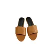 2022 Summer YS Fashion Designer Women's Sandals tofflor Lädermetall Alfabetet Flip-Flops Luxury Rubber Jelly Casual Shoes Loafers Beach Shoes
