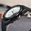 Relógios de pulso para homens 2022 novos relógios masculinos com todos os mostradores trabalho relógio de quartzo marca superior cronógrafo relógio cinto de borracha moda masculina OME tipo 1