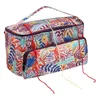 Storage Bags Yarn Organizer Tote Bag Holder With Zipper Closure And Pocket For Knitting Needles Crochet Hooks ProjectStorage
