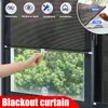 Universal Roller Blinds Sug Cup Sunshade Blackout Curtain Car Bedroom Kitchen Office Window Sunshading Curtain Nailfree 220525