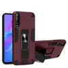 Coques de téléphone pour Samsung S10 S11 NOTE 10 NOTE 20 A10 A20 A30 A50 A70 avec support de voiture incassable en TPUPC Housse de protection multi-matériaux super anti-chute pour appareil photo