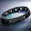 Bangle Fashion Style Cross Bible Scripture Men Bracelet Stainless Steel Black Or Silver Color Faith Melv22