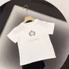 Lüks tasarımcı bebek kız kızlar tshirts yaz çocukları giyim moda kısa kollu çocuklar giysi tişörtler mektup b ptinted üst tees