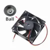 Ventilateurs Refroidissements 10Pcs Lot 2pin 24V Ball 80mm X 25mm 8025B 8cm DC Moteur Ordinateur Refroidisseur Axial FanFans