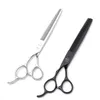 A8001 Vänster Hand 5.5 '' 6 '' 7 "Frisör saxar Skärning Tunna Haircut Professionella Hair Shears 220317