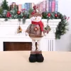 Noël trompette flocon de neige Plaid rétractable poupée ornements créatif père noël bonhomme de neige fenêtre décorations 2023