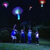 10pcs Outdoor Lśniąca rakieta LED LED LED Night Kids Luminous Socs Toys Shine Elastic Helicopter Rotating Toy 220817