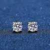 boucles d'oreille en diamant