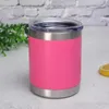 10 унций тумблеры из нержавеющей стали прямой чашка Car Cup Cust Cup Iosleade Coffee кружки с крышкой