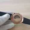 8 Wysokiej jakości zegarki w stylu 40 5 mm nautilus 5980 1R-001 5980R 18K Rose Gold Sapphire Glass Glass Asia Przezroczysty mechaniczny automatyczny 2897