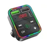 FM 송신기 핸즈프리 블루투스 5.0 자동차 MP3 플레이어 무선 AUX 오디오 수신기 변조기 듀얼 USB 3.1A + PD 충전기